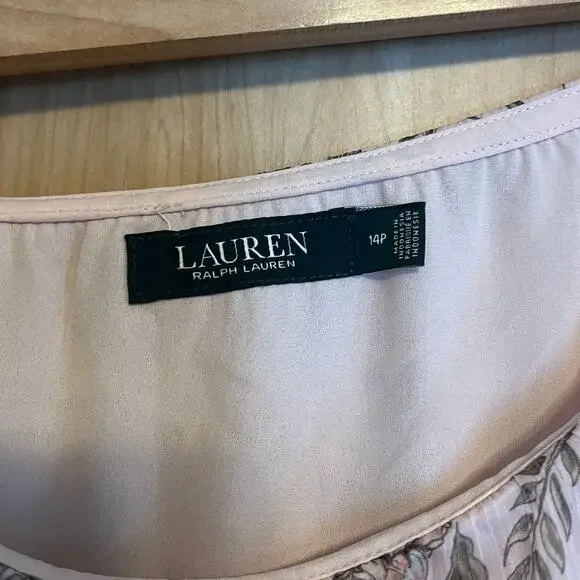 Ralph Lauren Pink Tiered Floral Midi Skirt Fairy Cottage Festival Boho Coastal - Picture 3 of 5